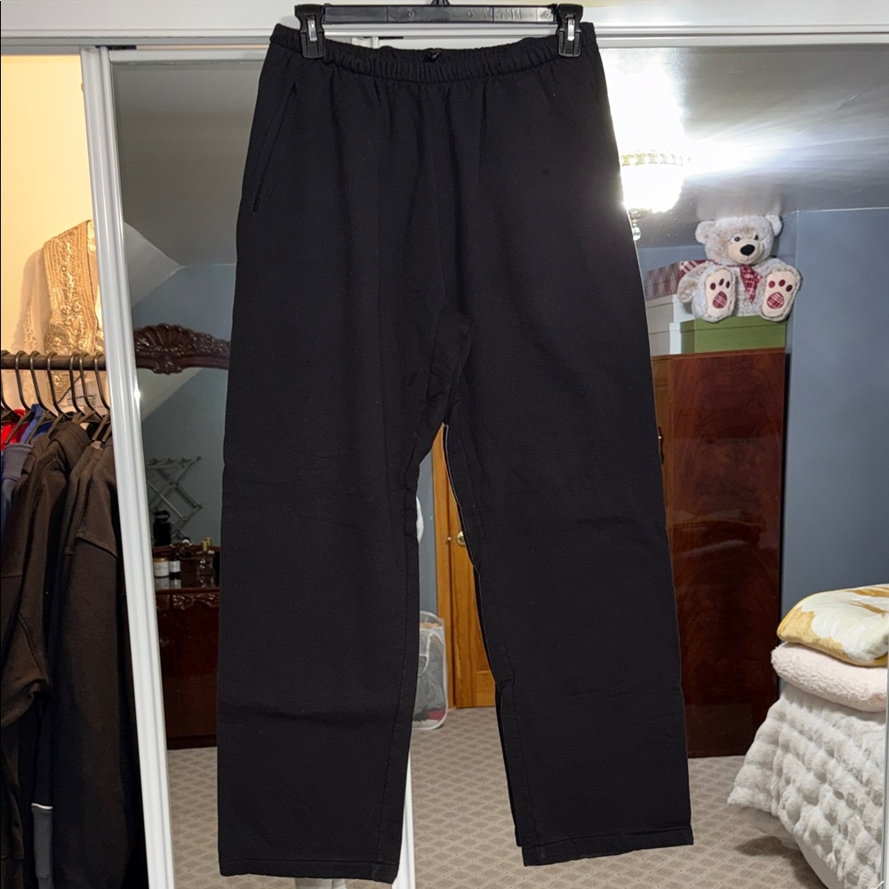Yeezy black sweatpants size 2